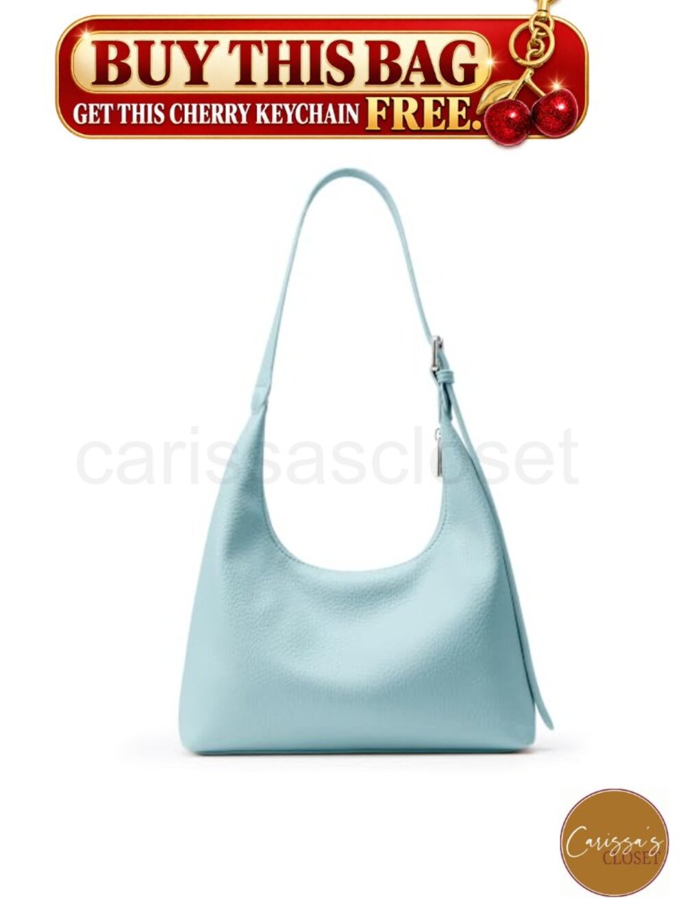✨ KALIDI Vegan Leather Crescent Hobo Tote Crossbody Shoulder Bag